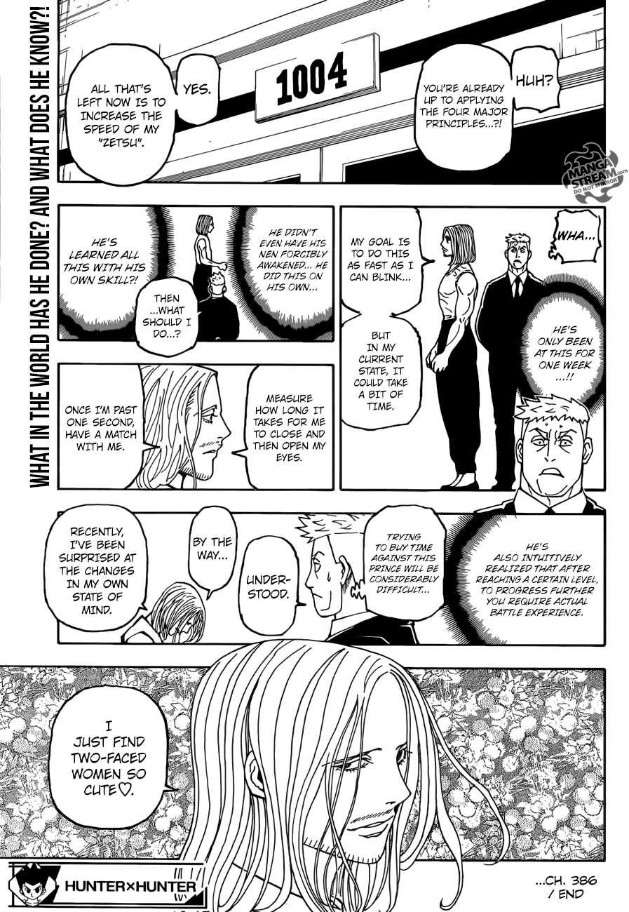 Hunter x Hunter Chapter 386 20